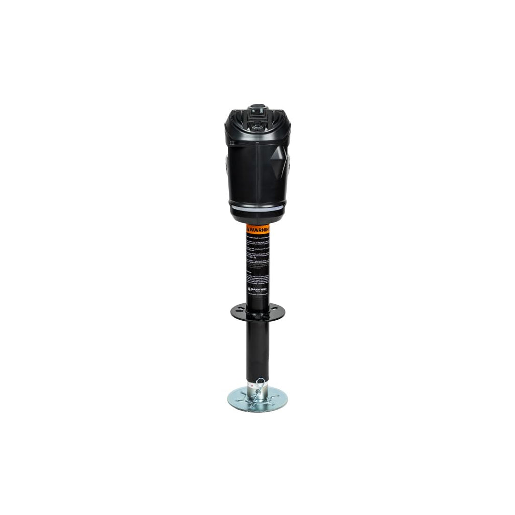 Black 3500 lb Electric Trailer Jack with Cover N873