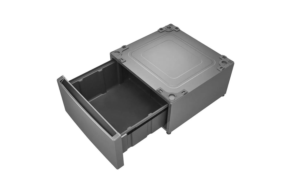 27 inch Graphite Steel Laundry Pedestal with Storage Drawer S323