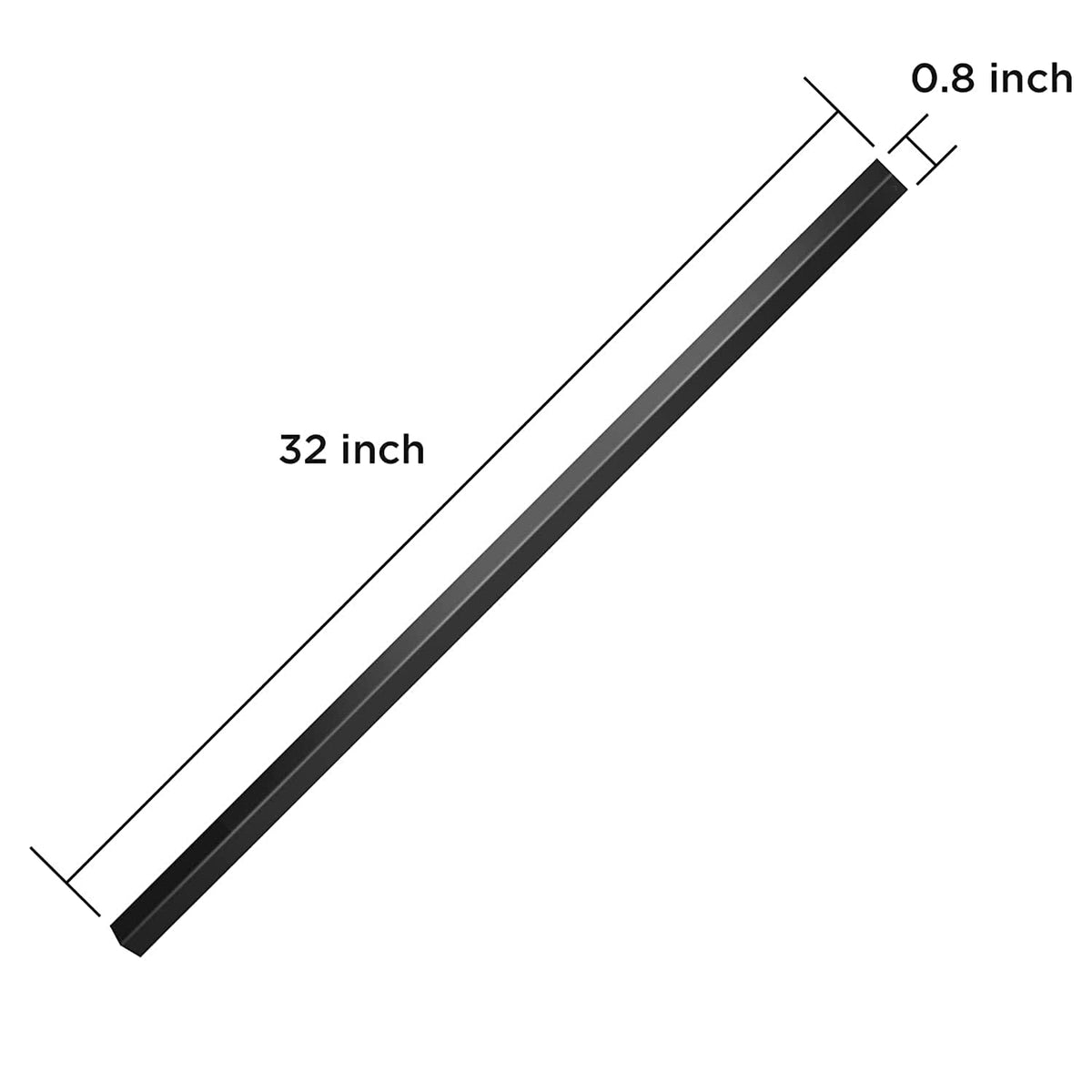 101 Pack 32" Black Metal Balusters S48226