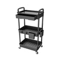 3 Tier Rolling Utility Cart with Drawer Y493