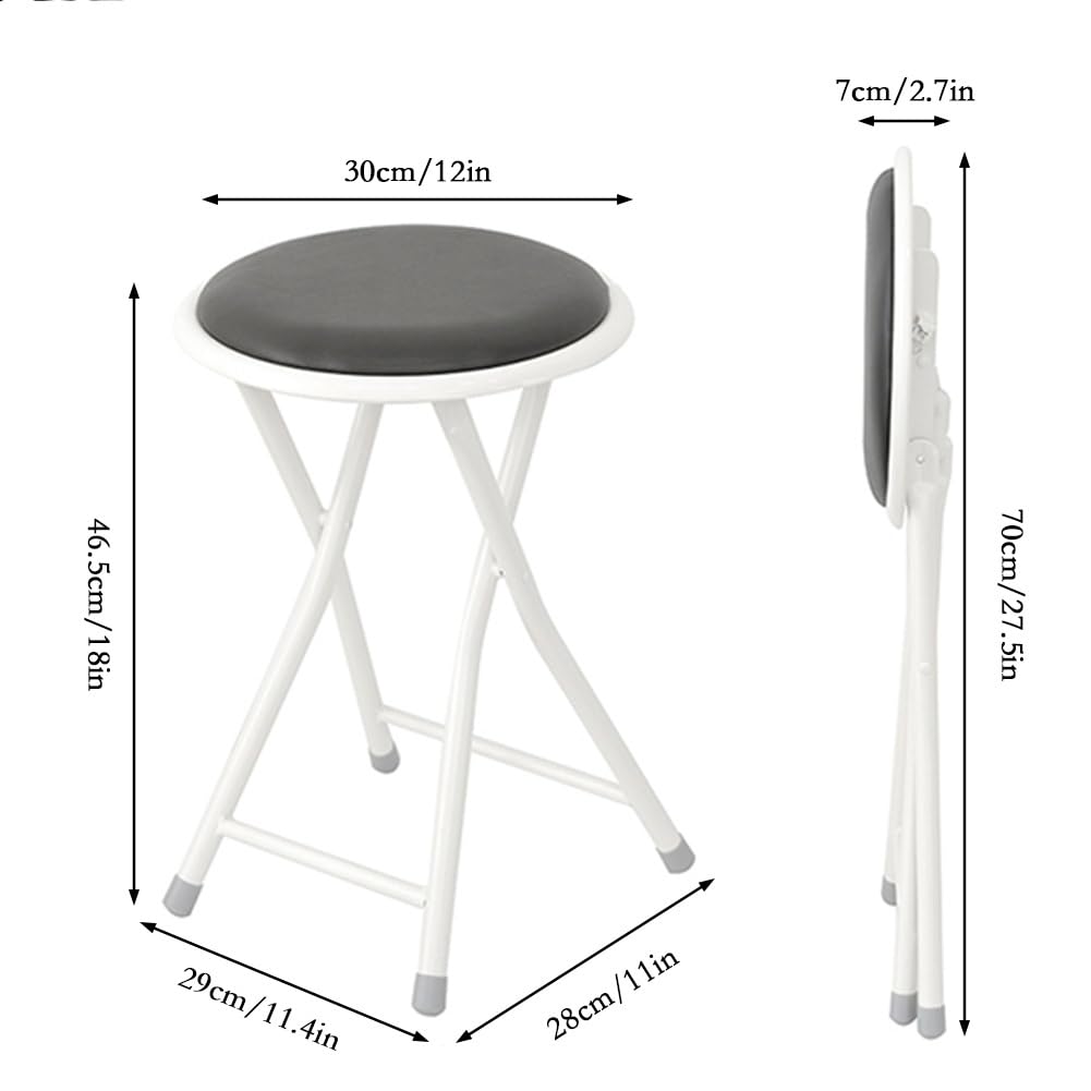 Black Folding Bar Stool S72192