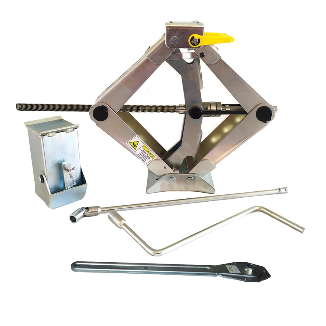 Heavy Duty Scissor Jack 2 Ton Capacity 12" Usable Lift O370684