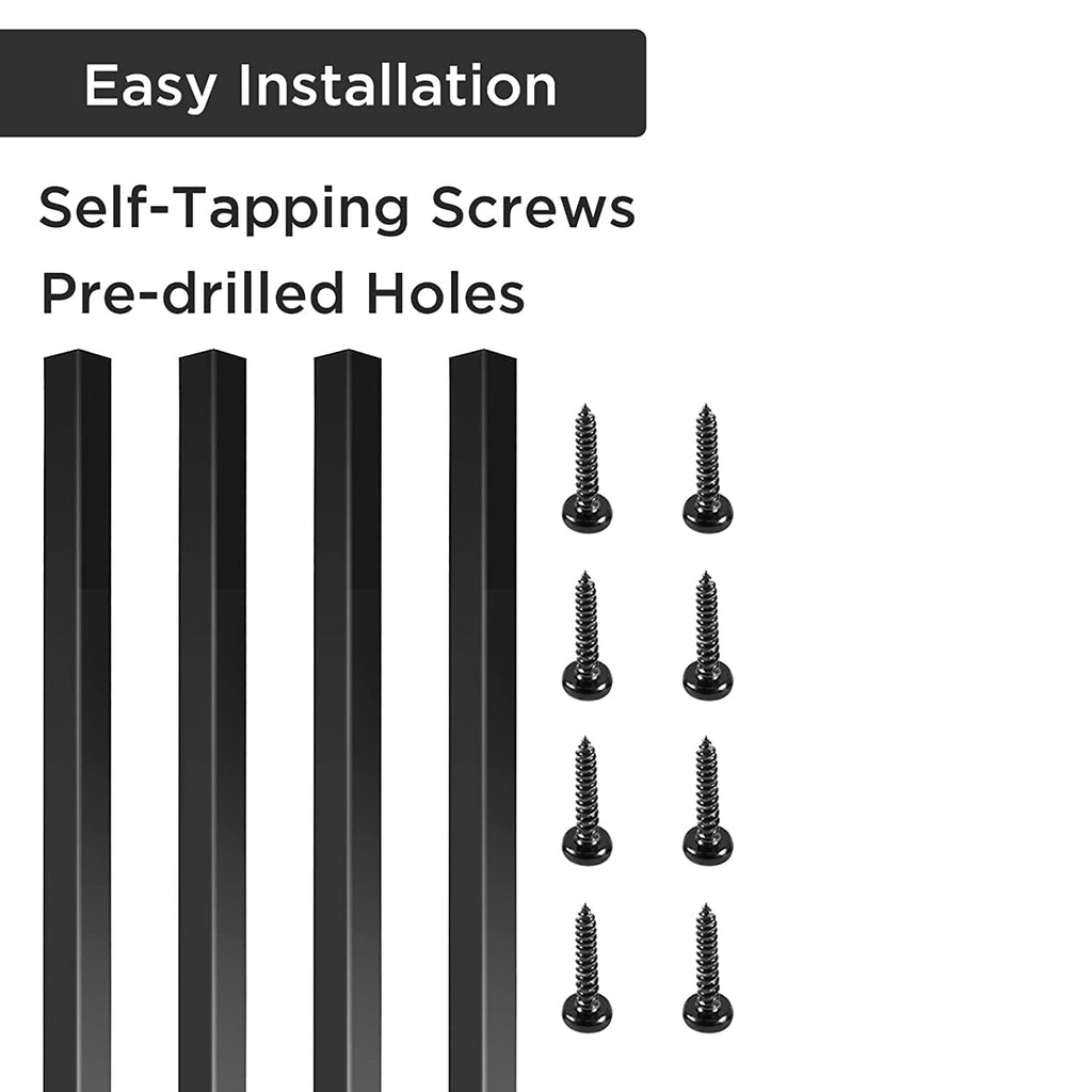 101 Pack 32" Black Metal Balusters S48226