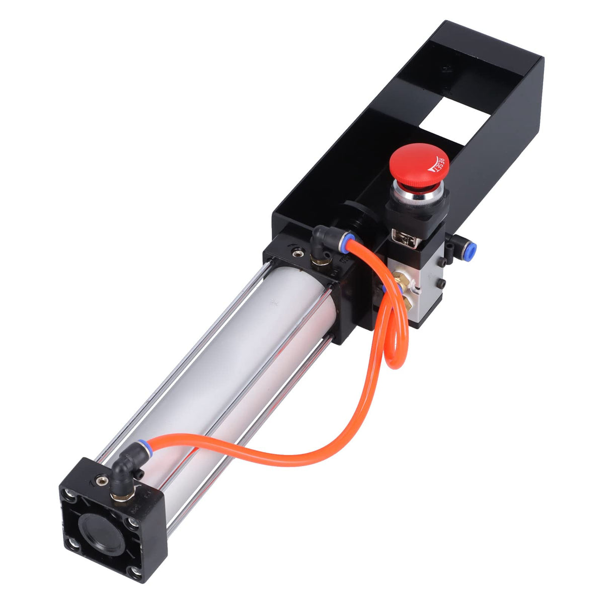Pneumatic Can Crusher, Steel Frame, 100 Psi, 12 and 16 Oz S2170