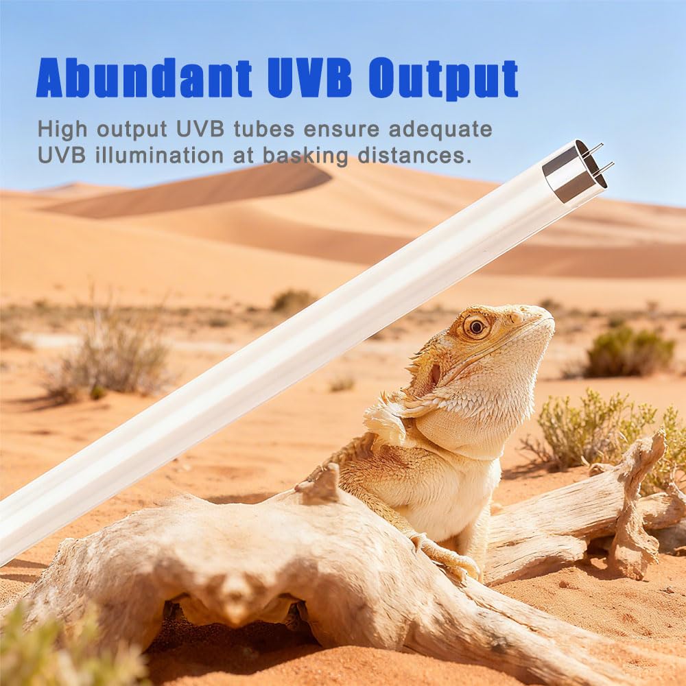 15W T8 UVB 10.0 Reptile Light Fixture Combo Kit B41566