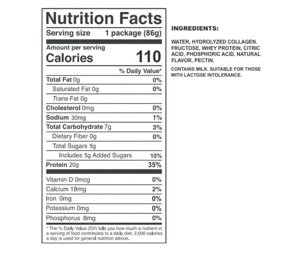 Protein Shot, 20g Protein, 12 Pk W16056