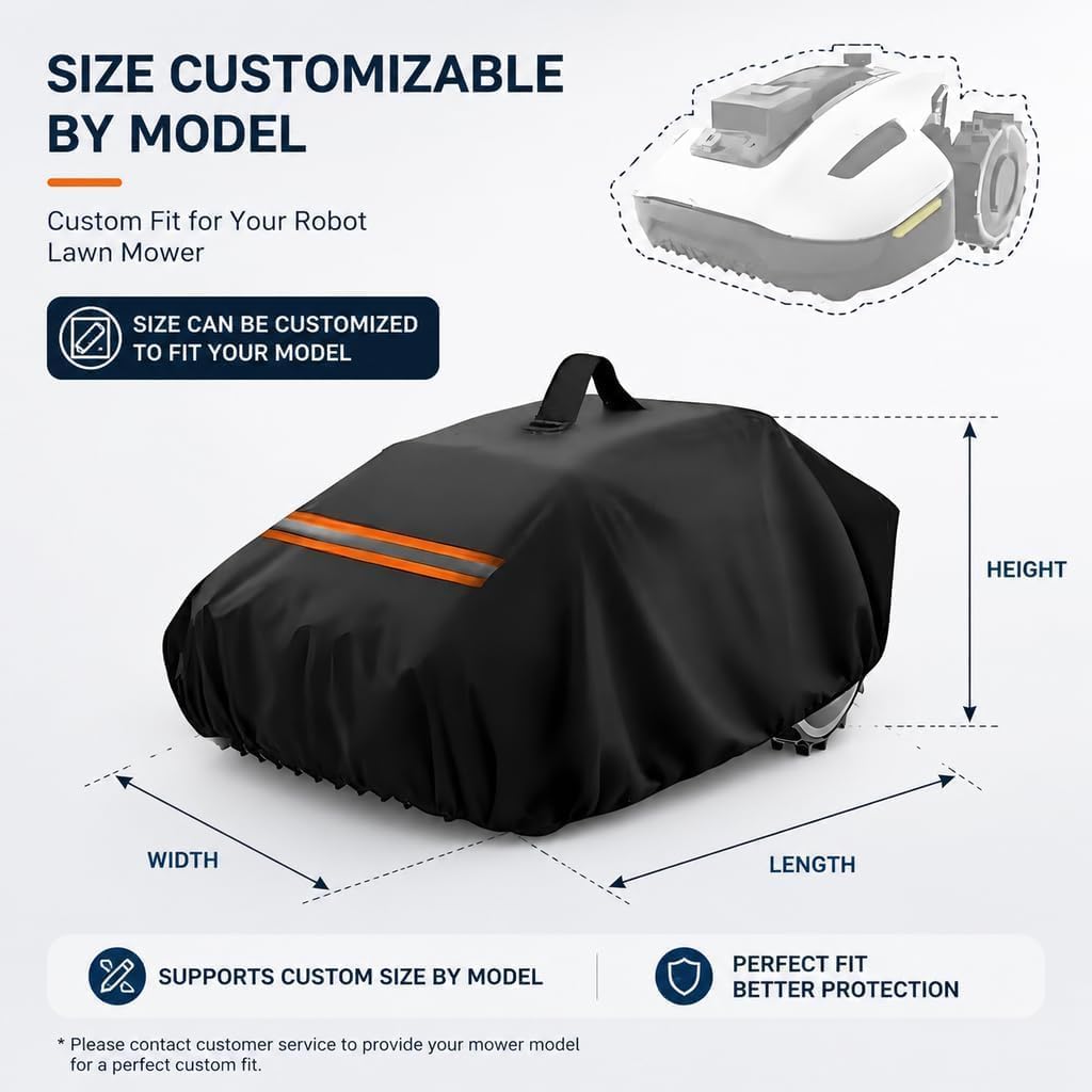 Waterproof 420D Robot Lawn Mower Cover F580