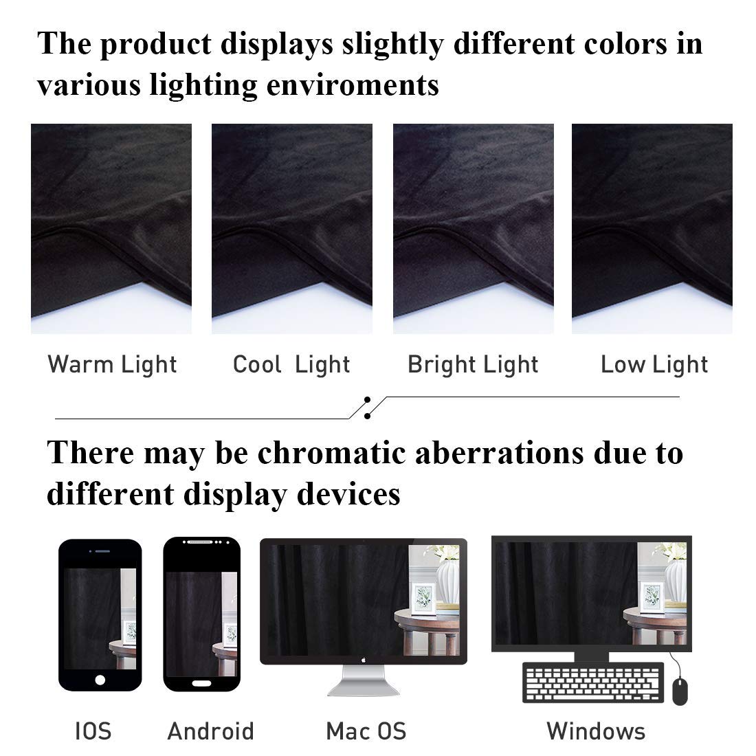 Black Velvet Blackout Curtains 2 Panels Y727