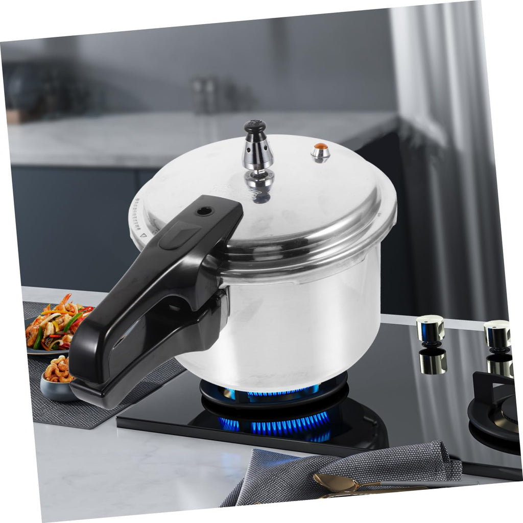 Silver 4l Aluminum Alloy Stovetop Pressure Cooker T1651