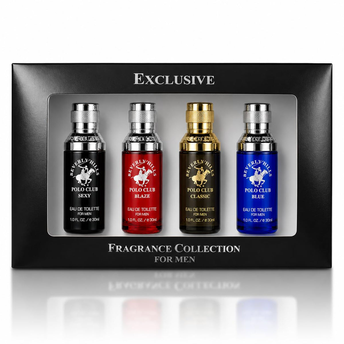 Men's 4 Eau de Toilette Colognes 1oz Gift Set F664976