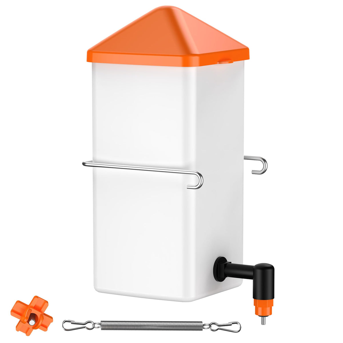 1L Baby Chick Waterer with Nipple Drinker and Anti-Roost Cone C21970