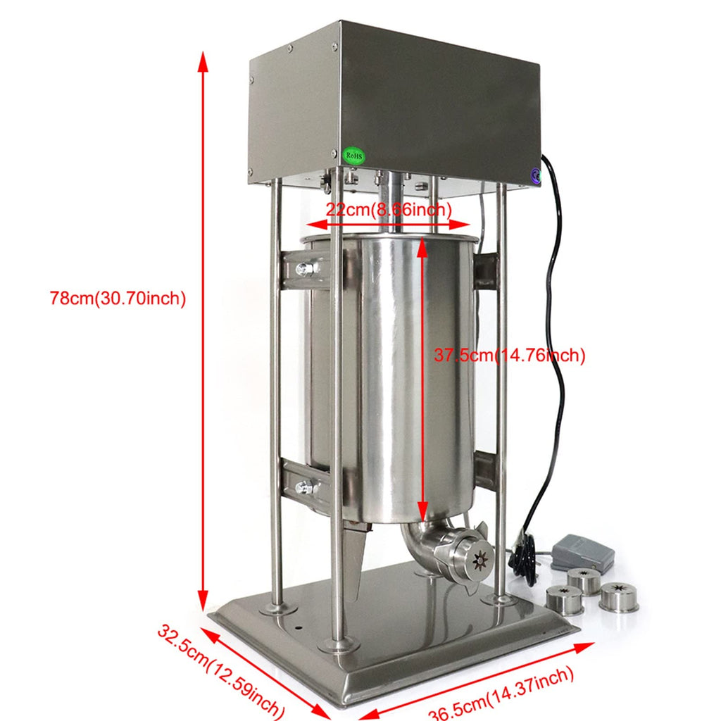 Stainless Steel 2 in 1 Vertical Sausage Stuffer I82691