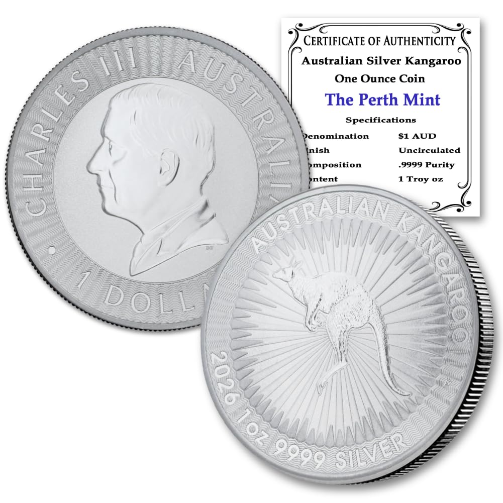 1 oz Australian Silver Kangaroo Brilliant Uncirculated M667897