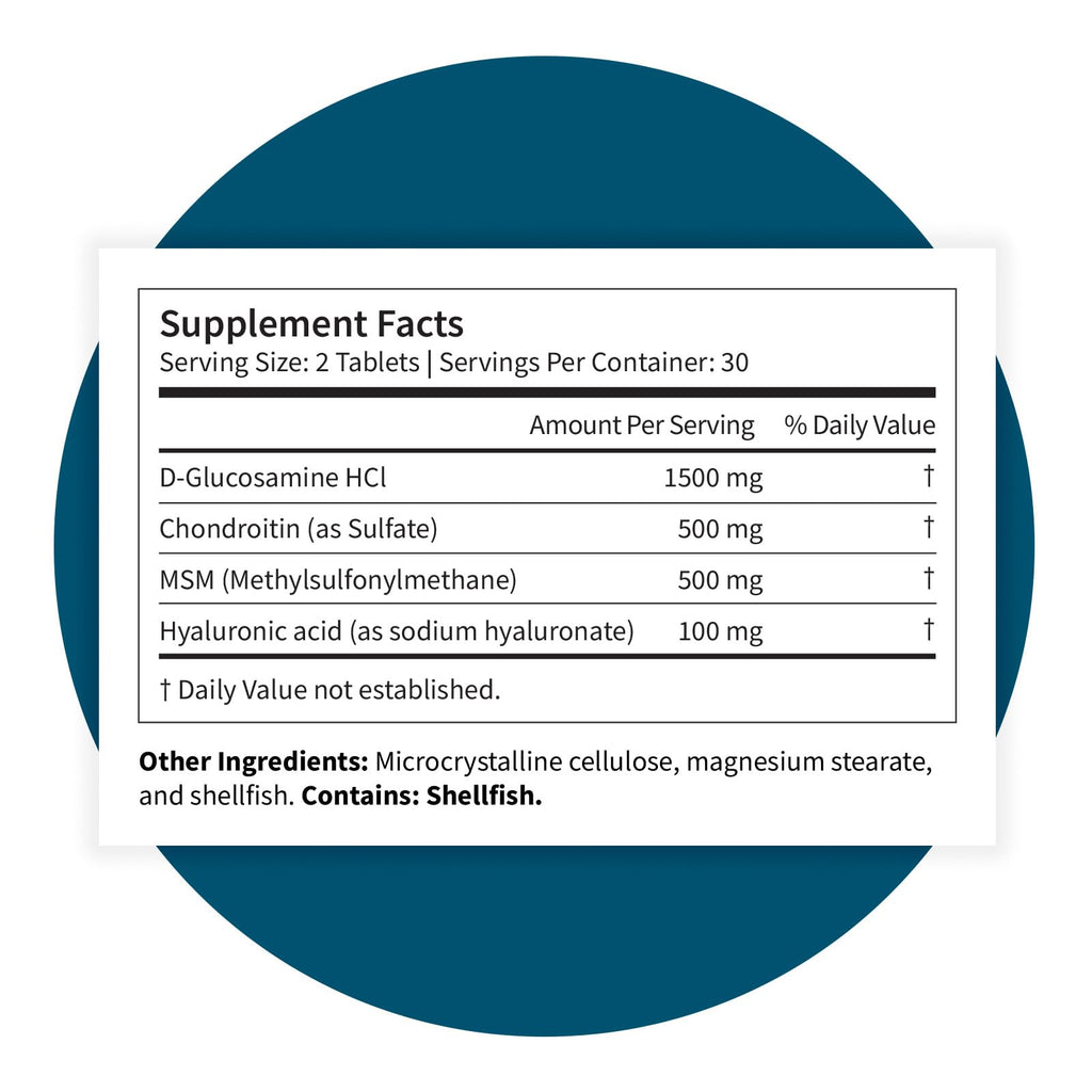 Glucosamine Chondroitin Complex 60 Tablets X8301
