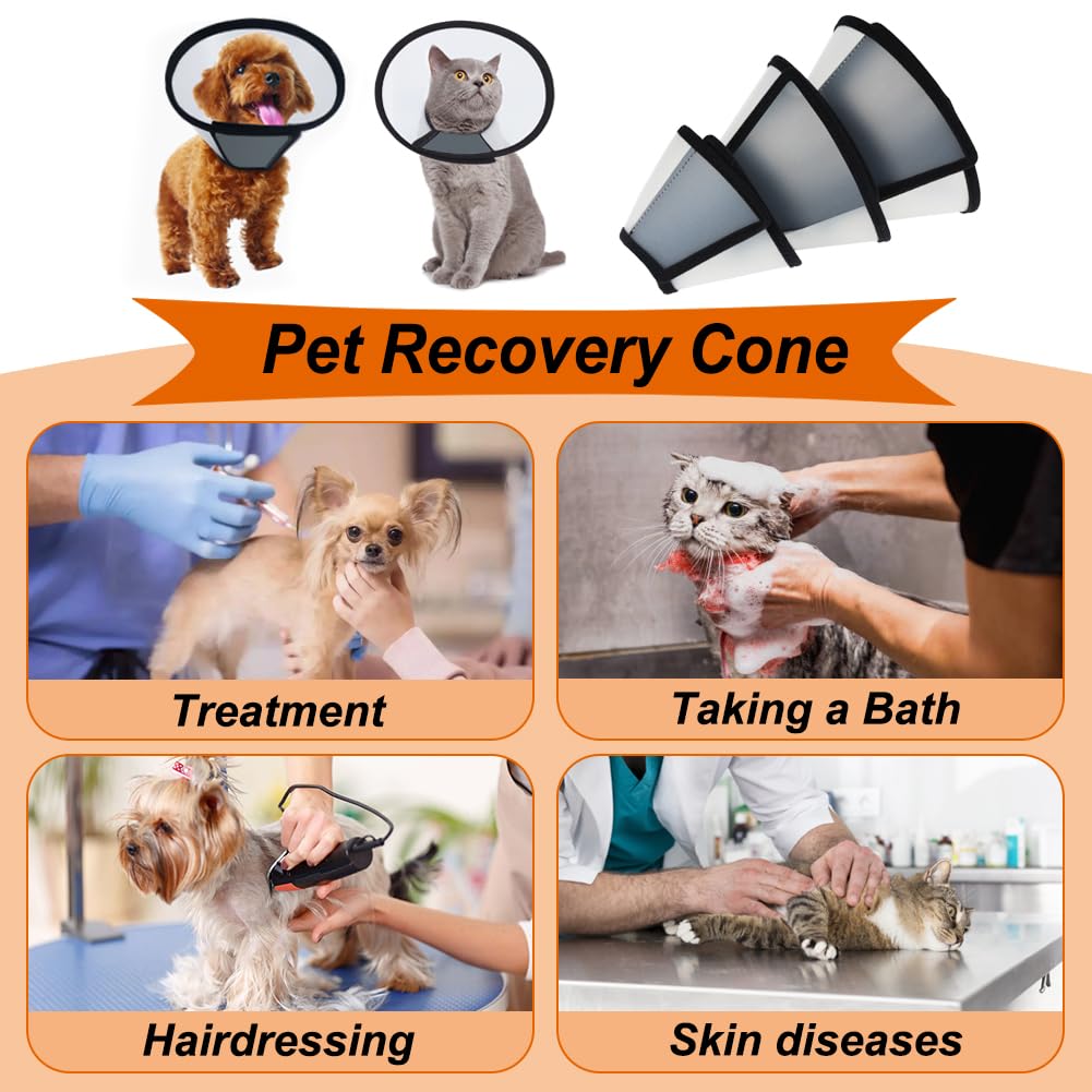 Adjustable PVC Cat Recovery Cone N462705