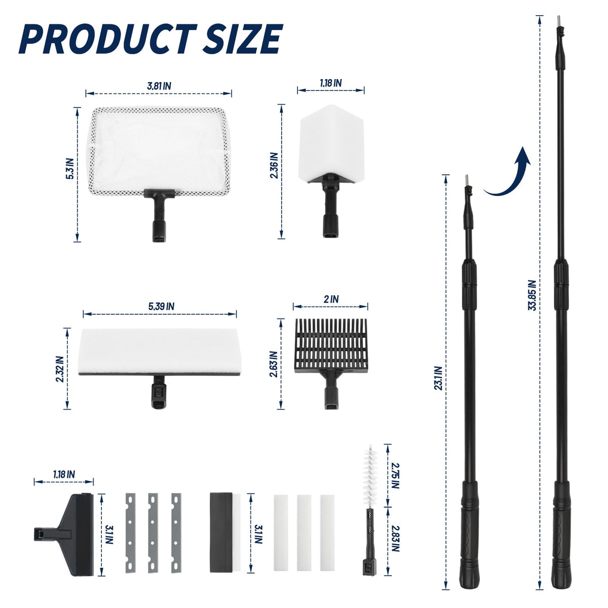 6 in 1 Aquarium Clean Tools Q267