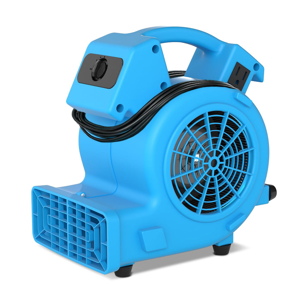 600 CFM Portable Air Mover Blower Fan with 3 Speeds F984