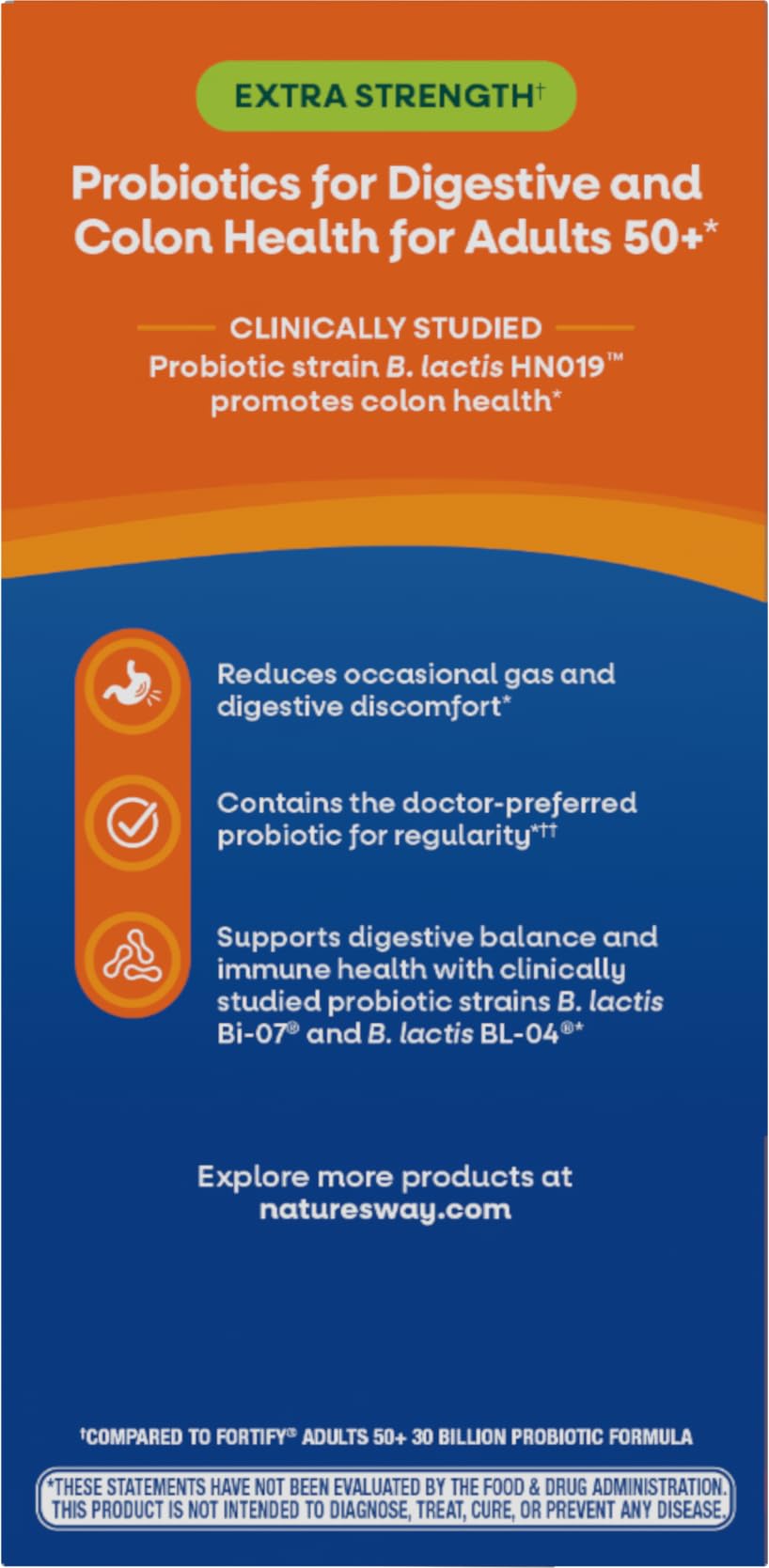 Probiotic 50 Billion Live Cultures 30 Capsules B90906