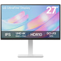 27" 4K UHD IPS Computer Monitor with HDR10, USB-C, White A5529