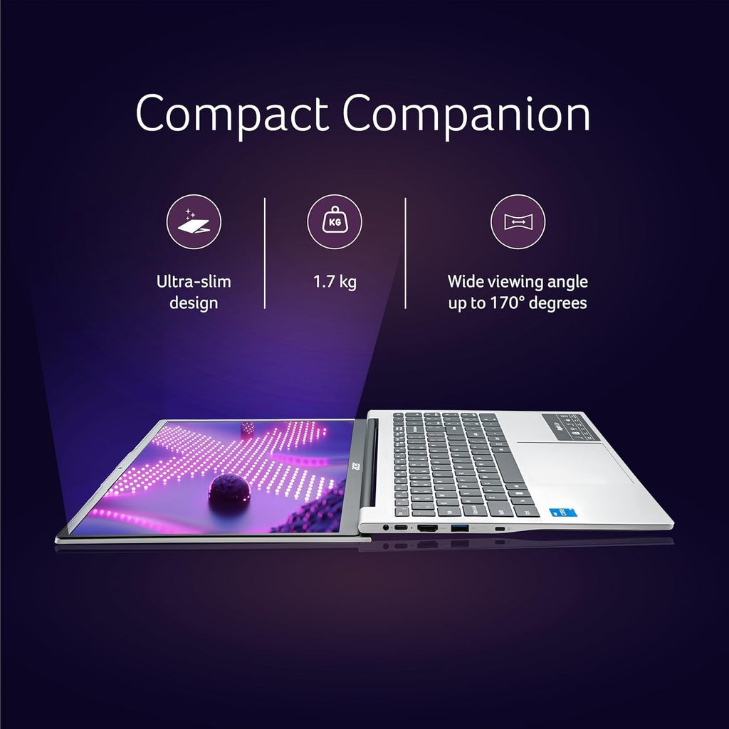 Slim Laptop Intel Core I3 8GB RAM 256GB SSD 15.6" FHD Windows 11 F154454