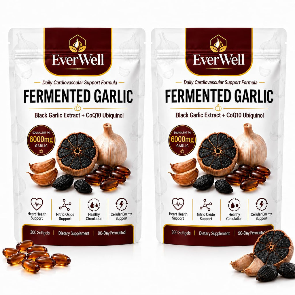 Black Garlic CoQ10 Softgels, 300 Softgels G8392