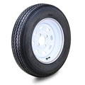 5.30-12 Trailer Tire & Wheel 6-Ply White Spoke Rim J3101
