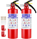 2 Pack 2.5LB ABC Dry Powder Fire Extinguisher Y126466