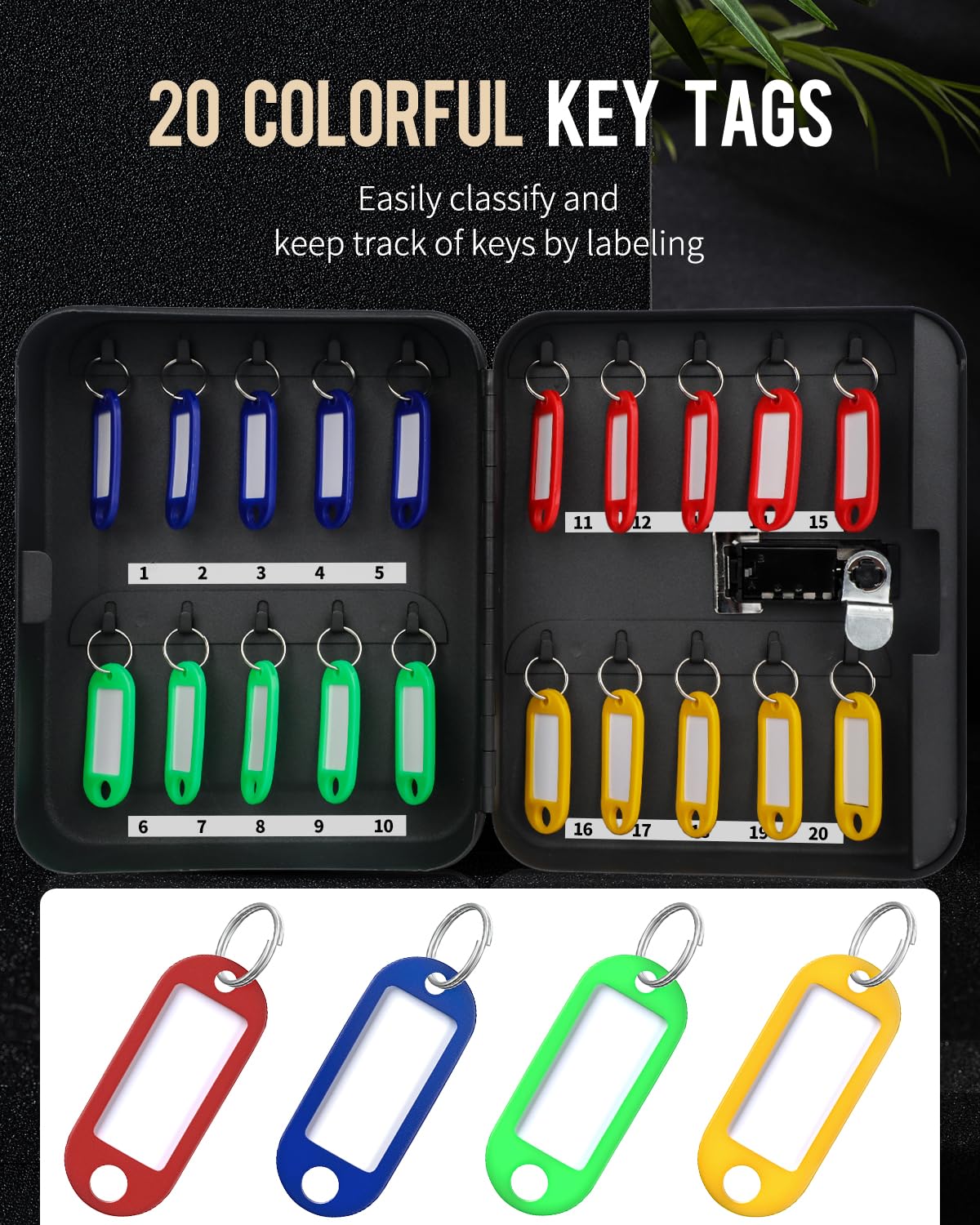 Steel Key Cabinet with Combination Lock U823