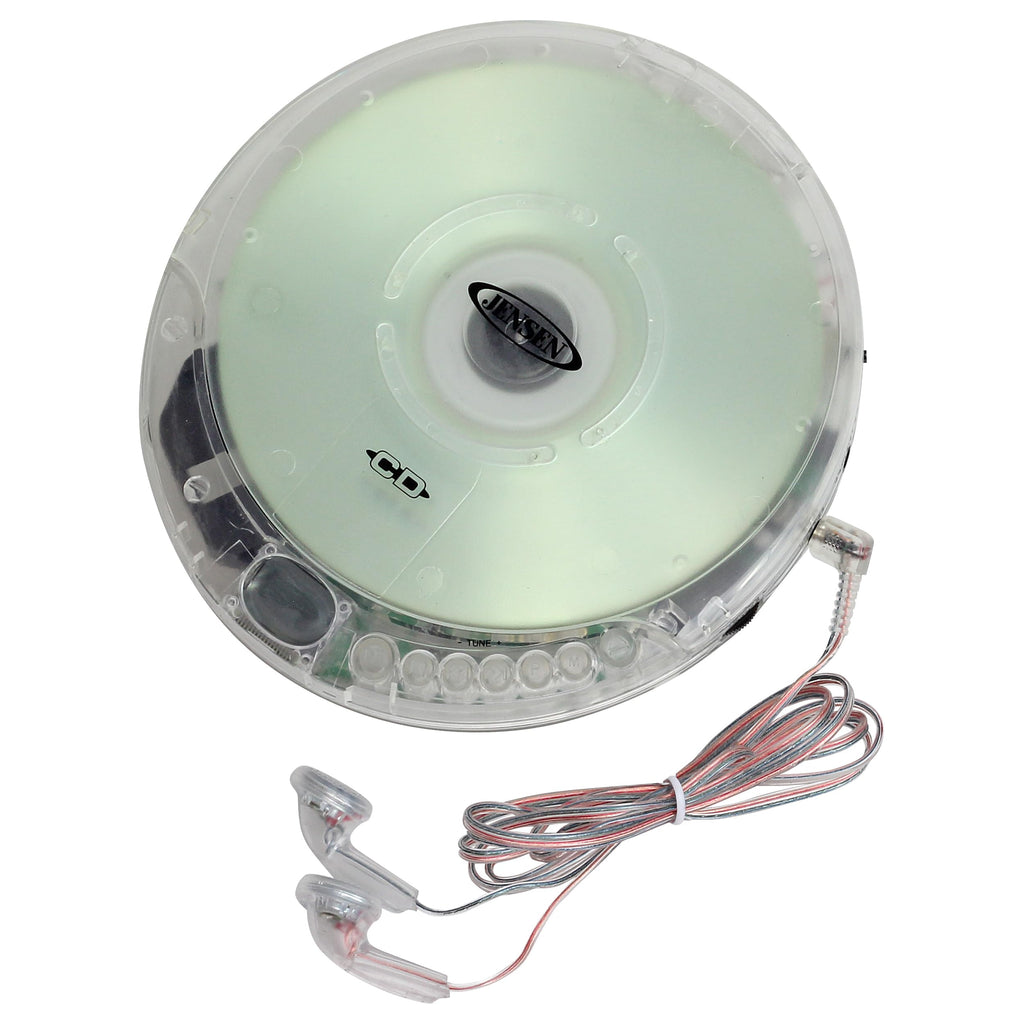 Portable CD Player Transparent Clear H1263