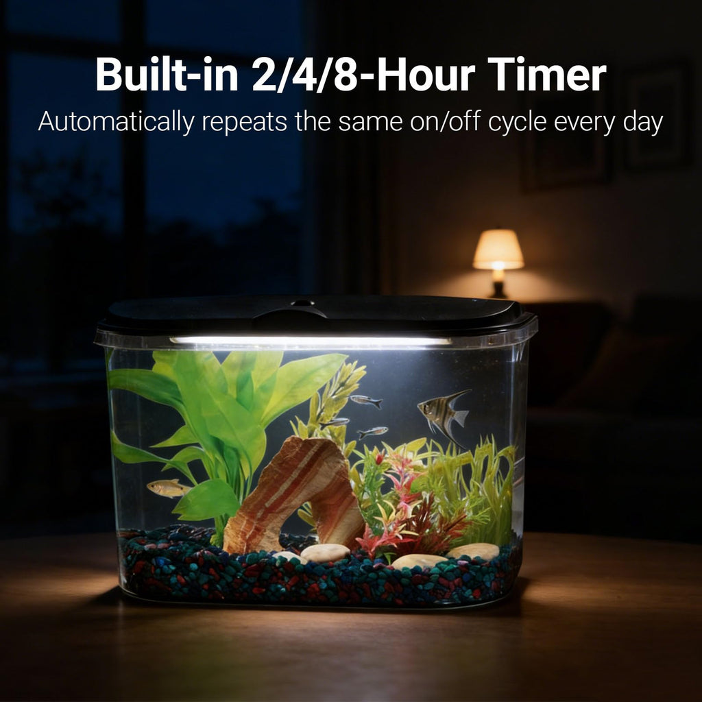 5-Gallon Aquarium Kit with LED Lighting and Power Filter Q190672