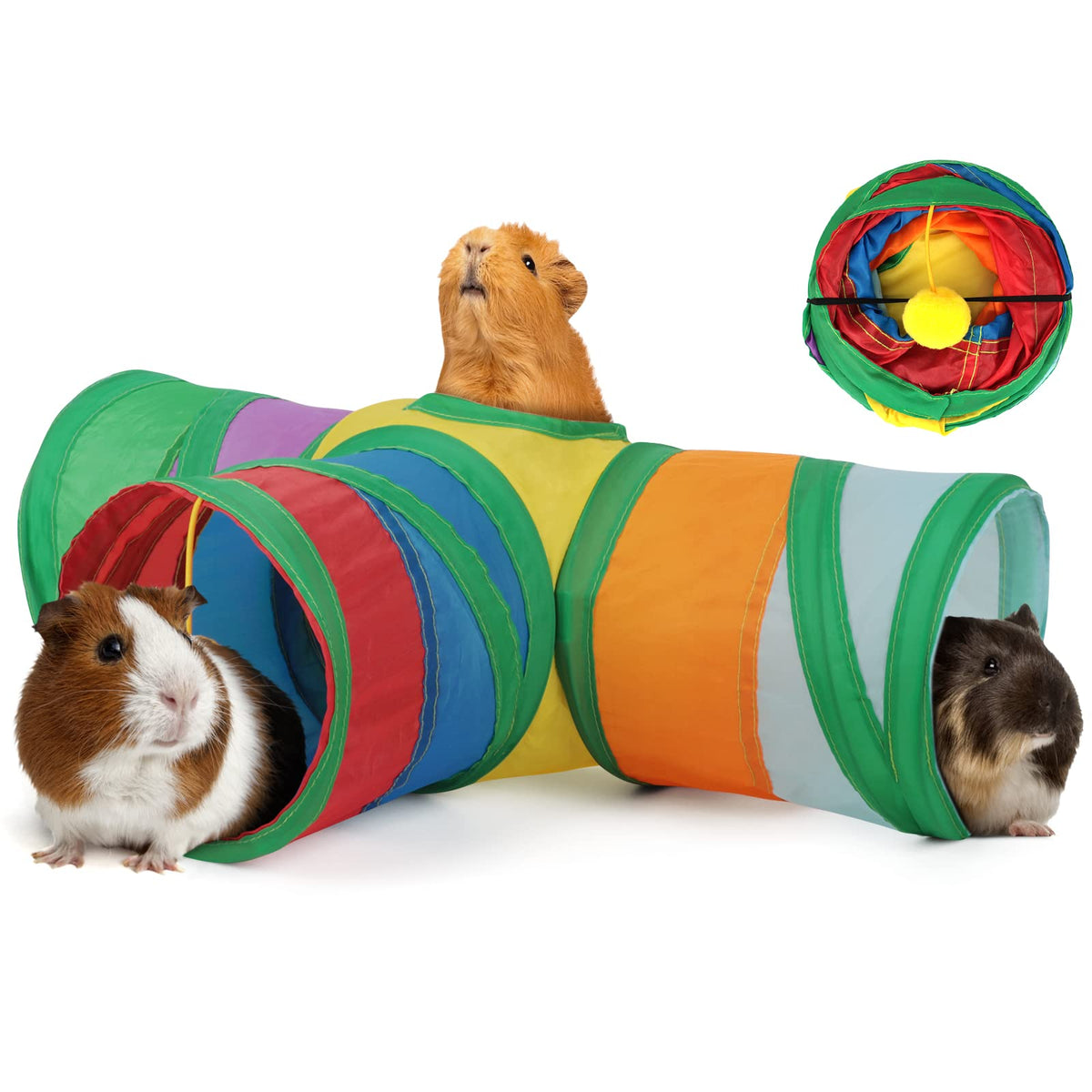 5.9" Collapsible 3 Way Small Animal Tunnel Z379