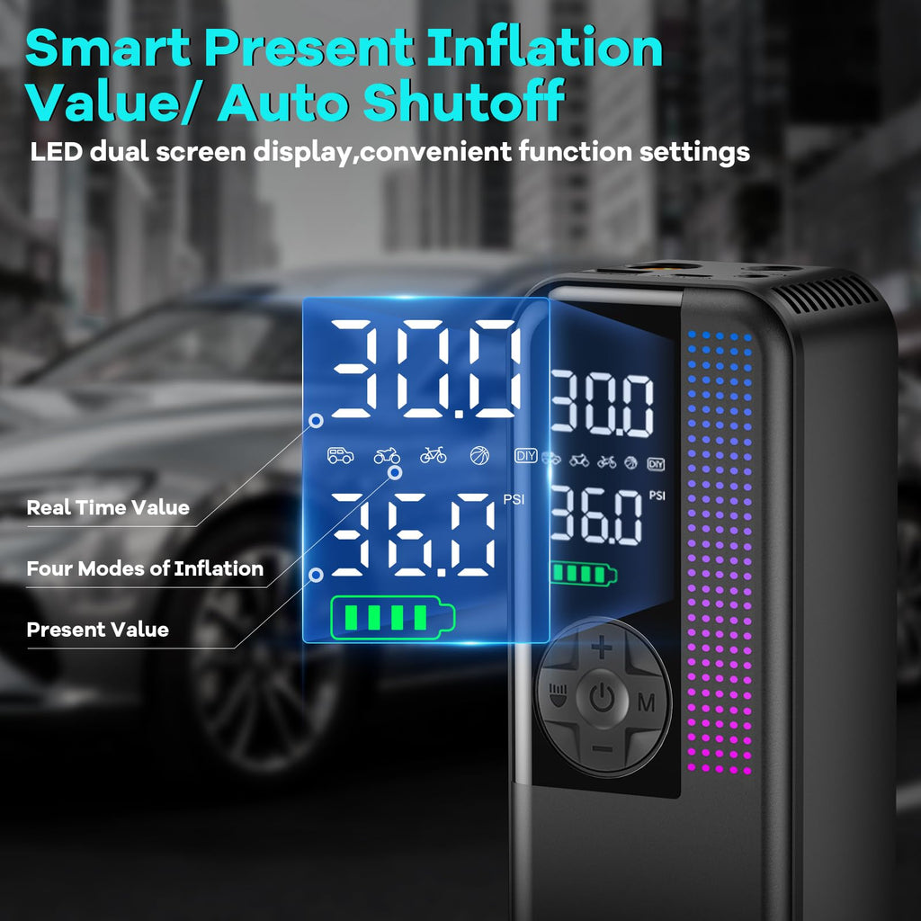 150PSI Portable Cordless Tire Inflator Air Compressor G235