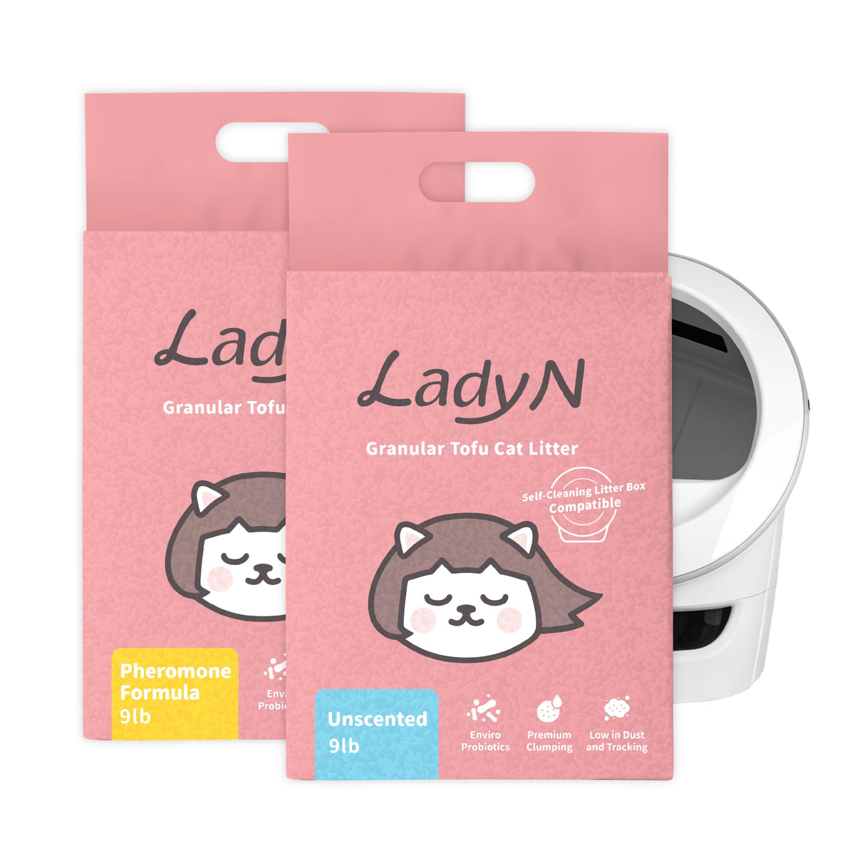 Cat Starter Set Unscented Mini-Pellet Litter D5064