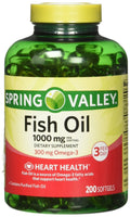 Fish Oil 1000 Mg Omega-3 200 Soft Gel J299