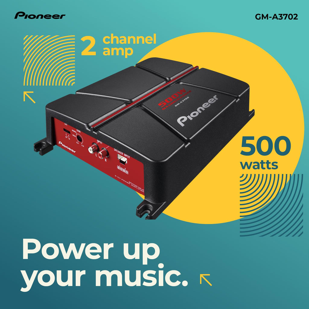 500W Max Class AB 2-Channel Car Amplifier D19283