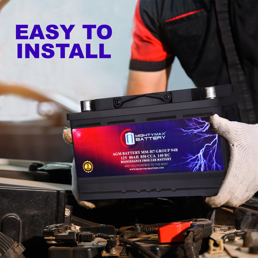 12V 80AH 850 CCA Replacement Battery U55555