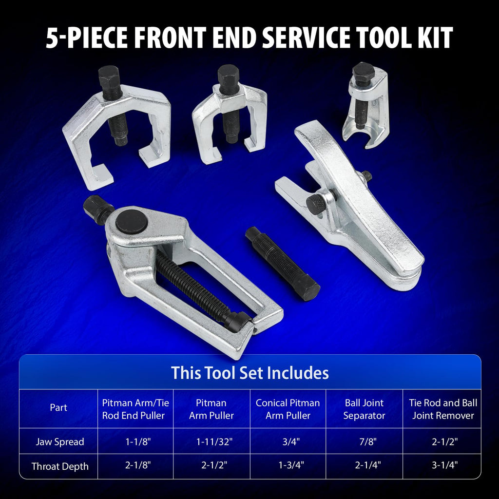 5pc Ball Joint Separator and Removal Tool Set Q9566