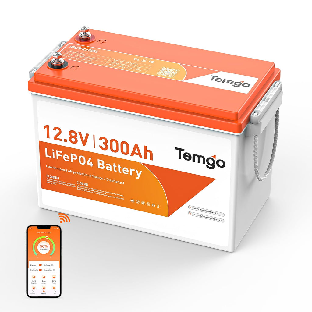 12V 300Ah LiFePO4 Lithium Battery V100