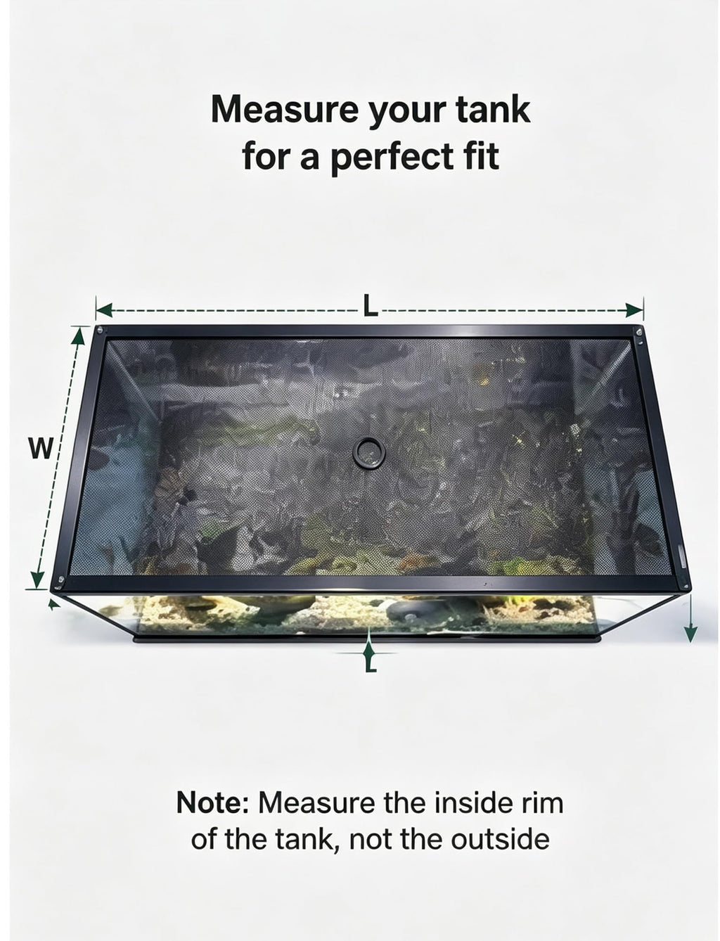 Aluminum Fish Tank Mesh Lid Q2585