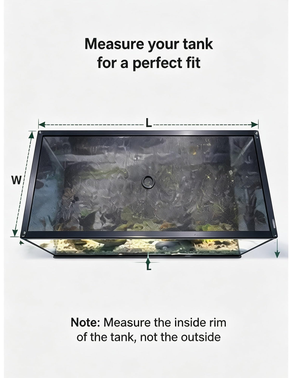 Aluminum Fish Tank Mesh Lid Q2585