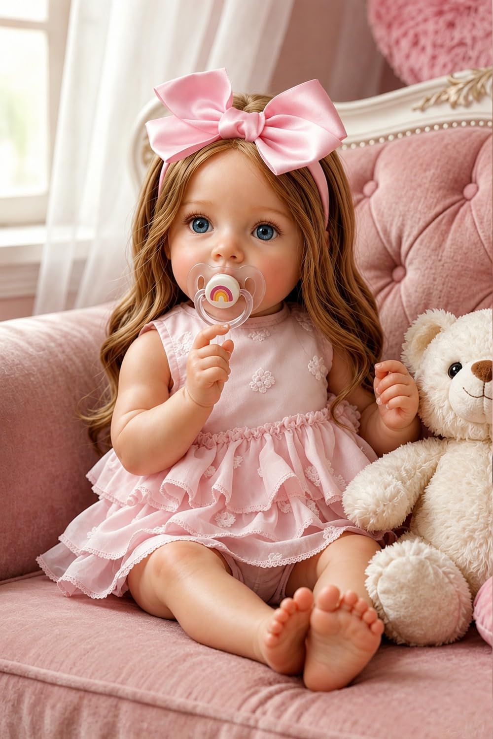 20 Inch Realistic Lifelike Newborn Baby Dolls with Soft Vinyl Body P445928