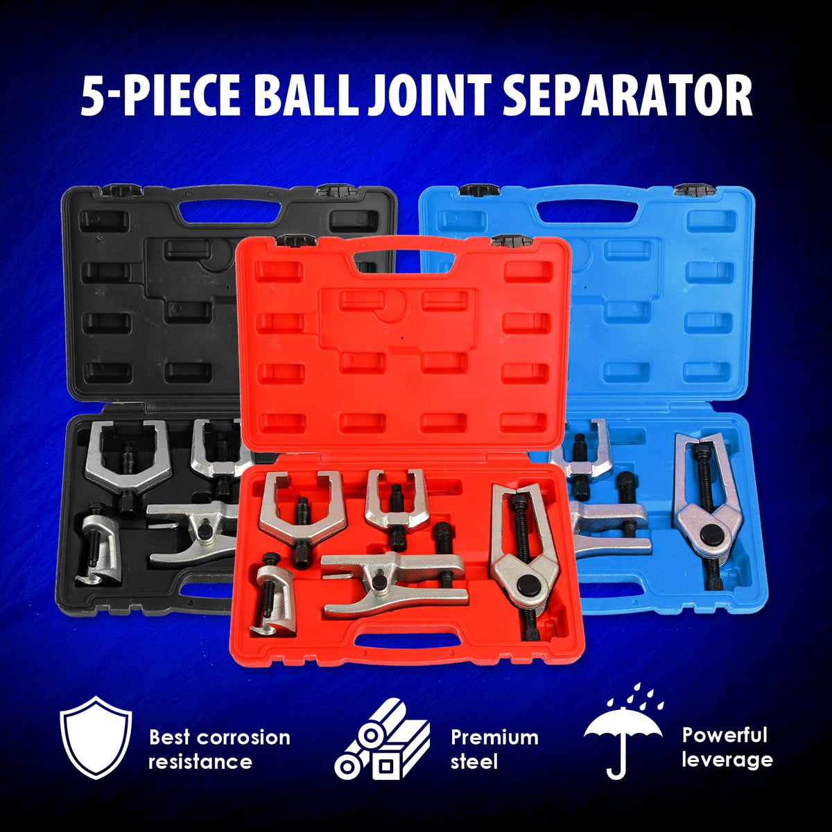 5pc Ball Joint Separator and Removal Tool Set Q9566