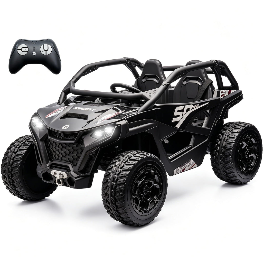 Black 2-Seater 4WD Ride On Car R8994