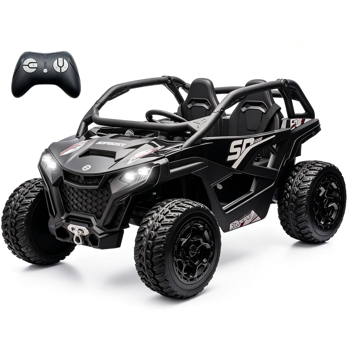 Black 2-Seater 4WD Ride On Car R8994