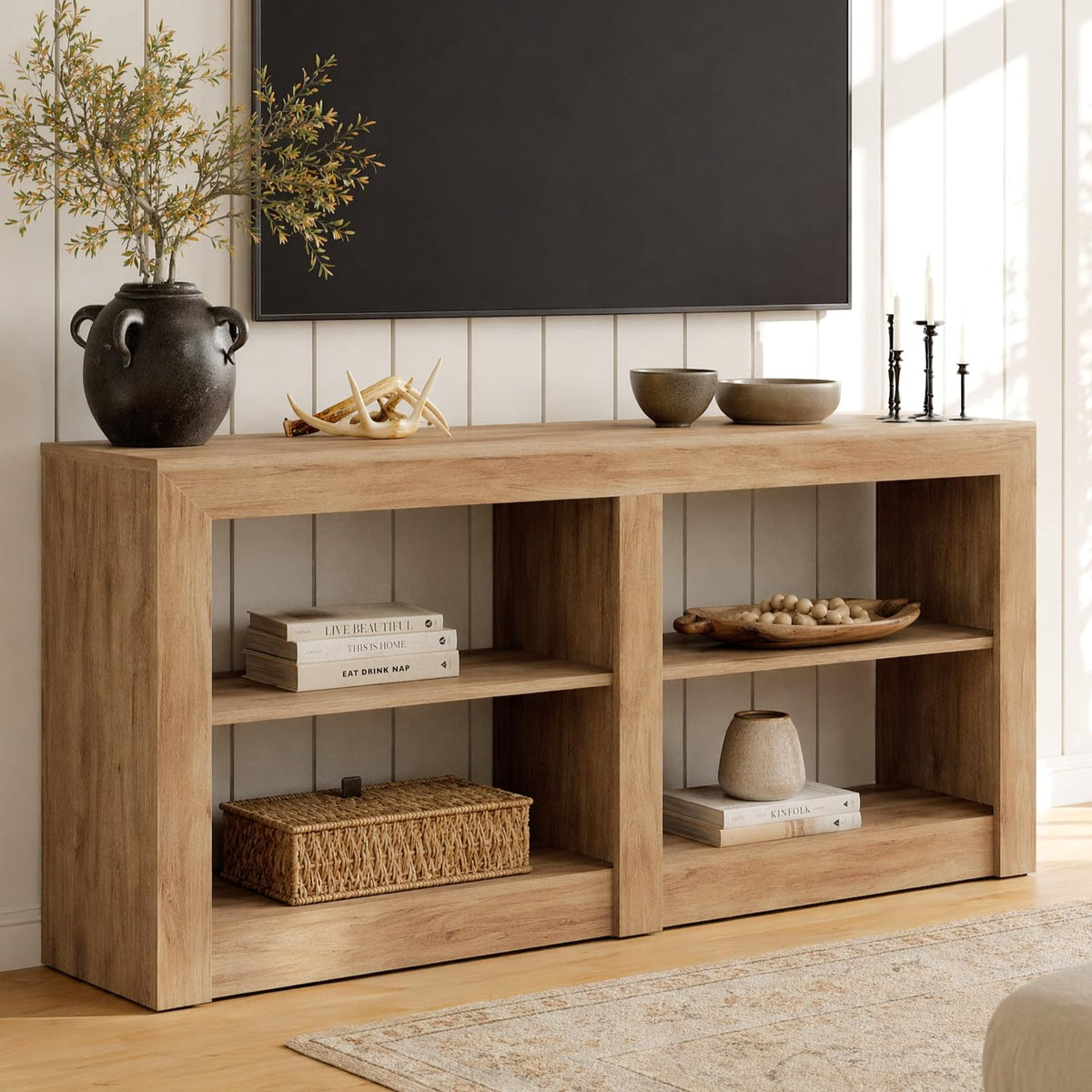 Tall TV Stand for TVs Up to 65 Inches L24564