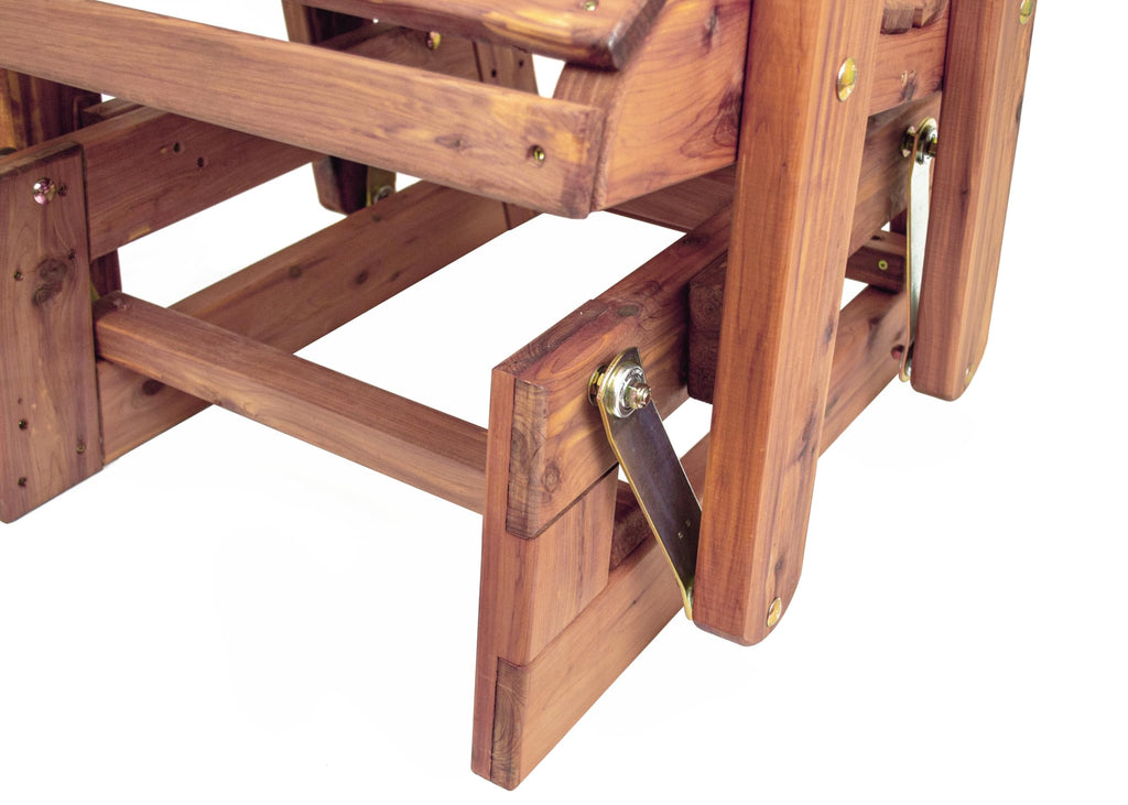 Cedar Adirondack Glider Y53687