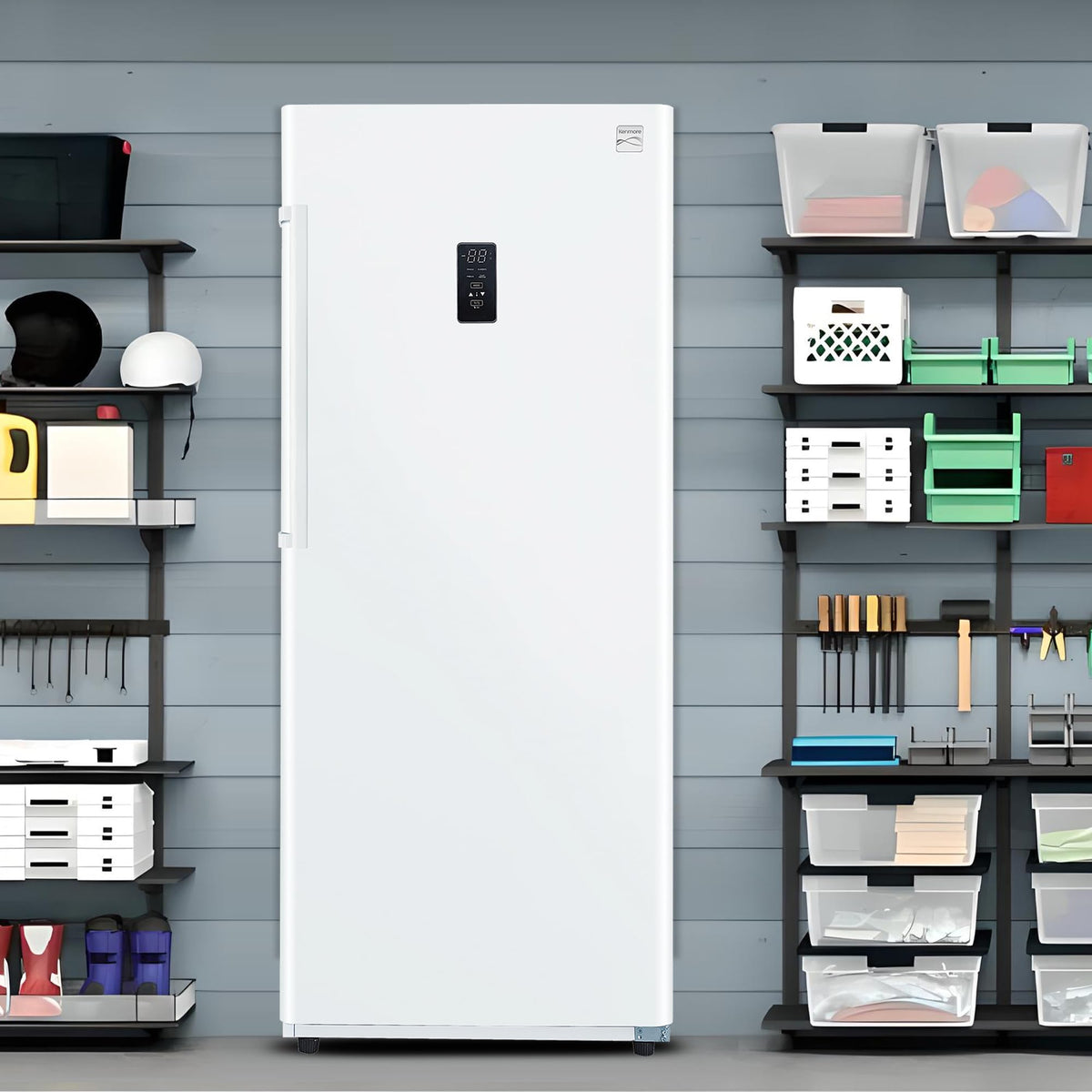 17.0 Cubic Feet Upright Freezer Convertible Refrigerator, White F921260