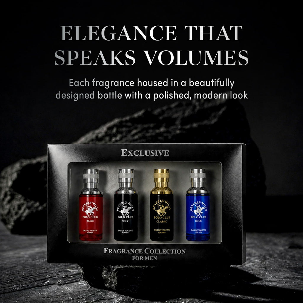Men's 4 Eau de Toilette Colognes 1oz Gift Set F664976