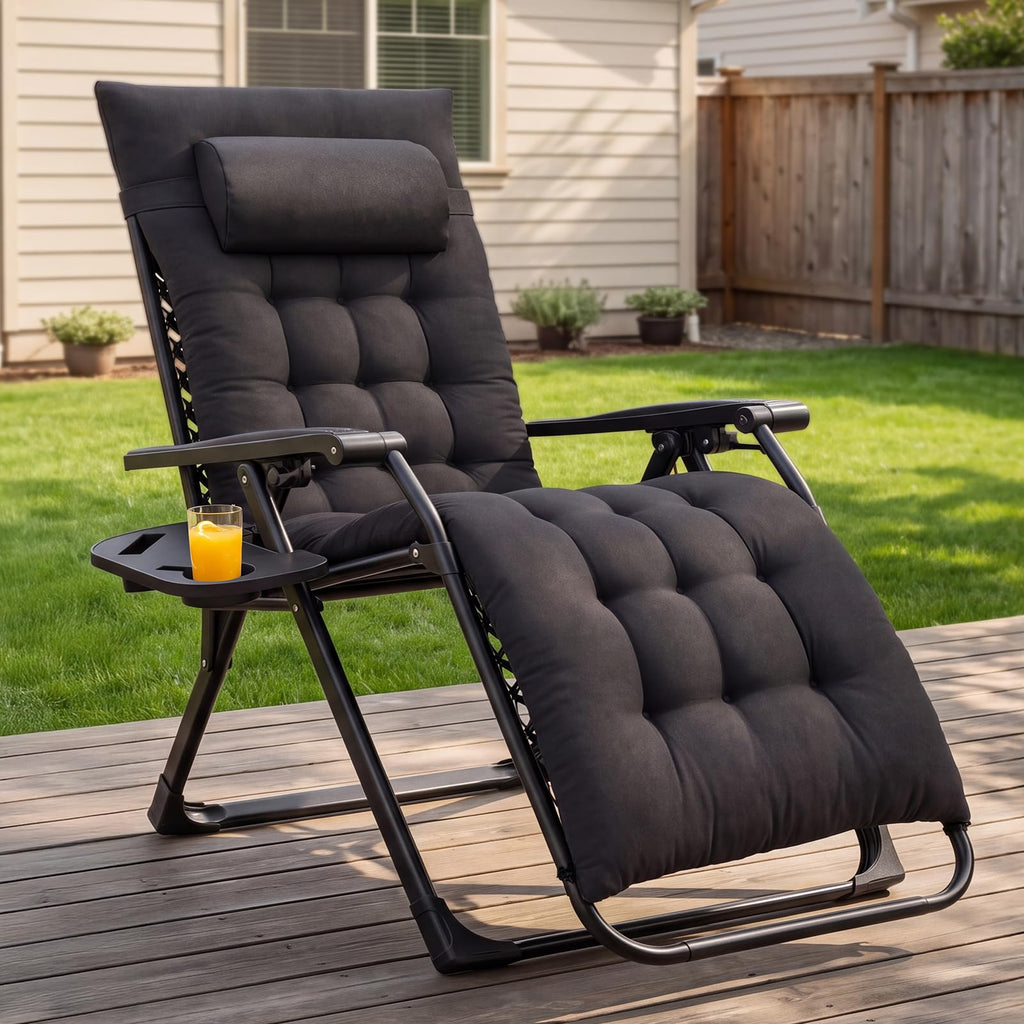 Zero Gravity Chair with Cup Holder Trays J5080