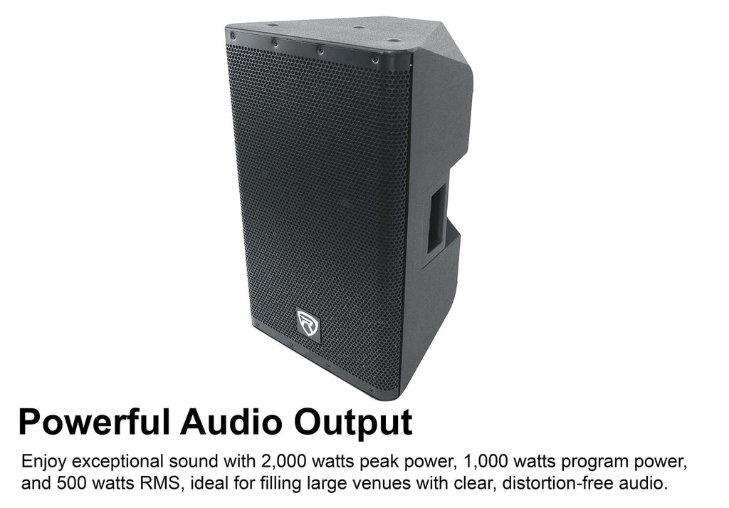 12" Powered DJ PA Speaker 2-Pack Q4842